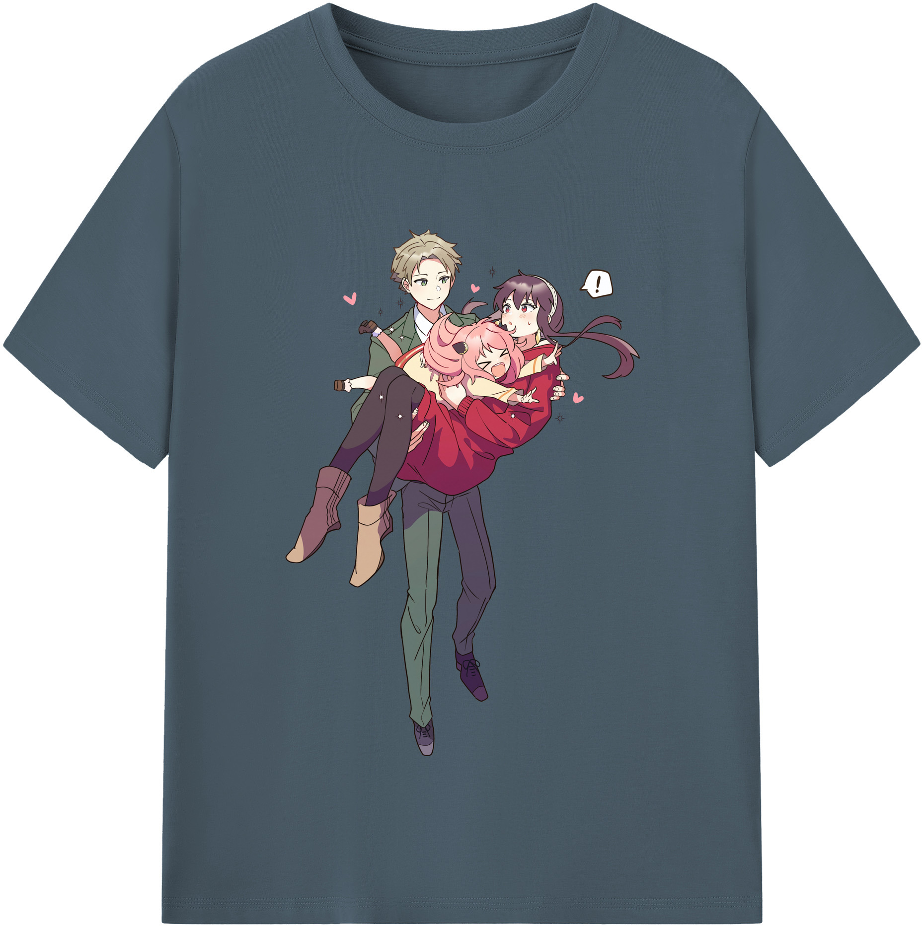 （画像用） SPY×FAMILY间谍家家酒 綿100％半袖Tシャツ（フロントプリント）